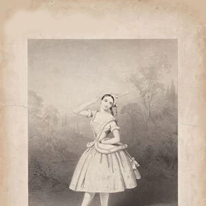 Marie Taglioni dancing Polonaise, 1847