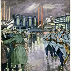 The occupation of the Ruhr by France and Belgium troops, 1923
