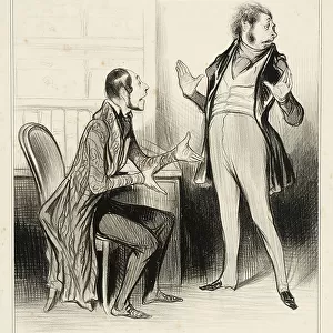 Robert Macaire actionnaire, 1838. Creator: Honore Daumier