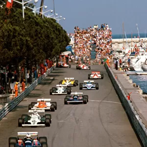 1981 Monaco Grand Prix: Gilles Villeneuve 1st position at Tabac