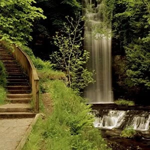 Glencar Waterfall, County Leitrim, Ireland; Waterfall In Park
