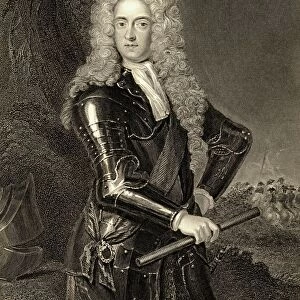 James Butler, 2Nd. Duke Of Ormond, 1665-1745. Irish General. 19Th Century Print Engraved By H. Robinson From The Original Of Kneller