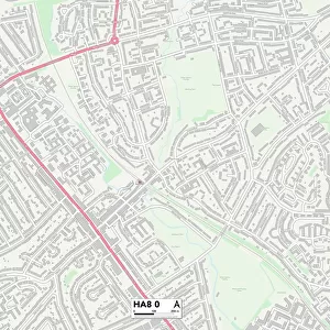 Harrow HA8 0 Map