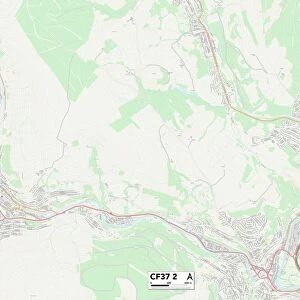 Rhondda Cynon Taf CF37 2 Map