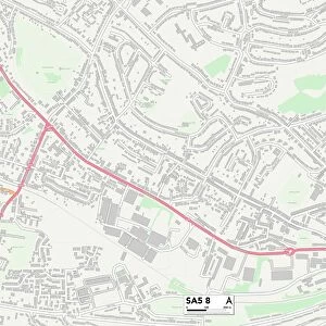 Swansea SA5 8 Map