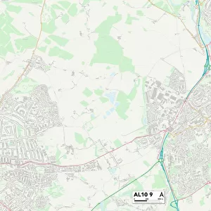 Postcode Sector Maps Collection: AL - St Albans