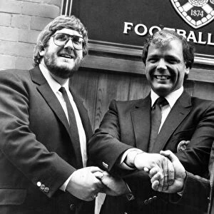 Douglas Park, left, Businessman and Hearts Football Club Director