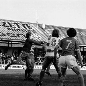 English FA Cup match. Blackpool 0 v Queens Park Rangers 0. January 1982 MF05-17-016