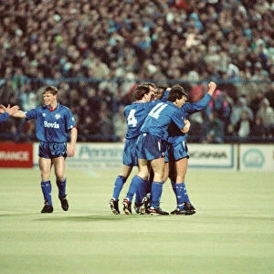 Littlewoods Cup. Oldham Athletic 6-0 West Ham 14th February 1990