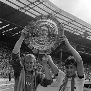 Manchester United v Liverpool Charity Shield 1983 Both teams share the Charity