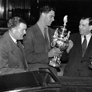 Presentation of the Glasgow Charity Cup to Celtic FC at the City Chambers