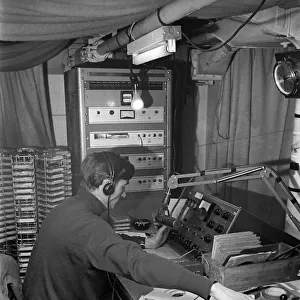 Radio London: Pirate Radio Station. General scene around the Motor Vessel Galaxy which is