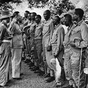 At the request of the military authorities in Burma sixteen African Chiefs were invited