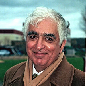 Sam Hammam, director of Wimbledon Football Club. Pictured at a training session