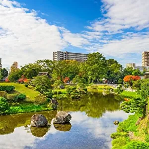 Kumamoto, Japan at Suizenji Garden in the autumn