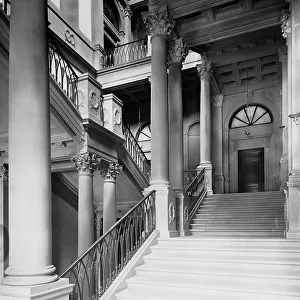 Corinthian staircase inside Pitta Palace, 1847, Pasquale Poccianti (1774-1858), Pitti Palace, Florence