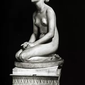 The sculpture titled Faith in God, by Lorenzo Bartolini. Museo Poldi Pezzoli, Milan