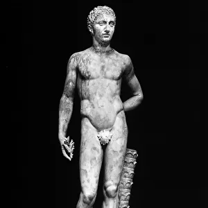 Statue of an athlete: work preserved in the New Wing of the Vatican Museums, Vatican City