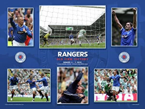 2008 / 09 Rangers v Celtic 4-2 16 x12 Framed Print