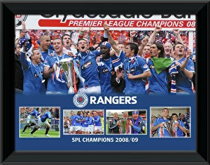 Framed Products Previous Seasons Gallery: 2008 / 09 SPL Champions Framed 16x12 Montage Print