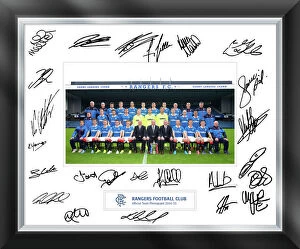 Special Edition Signed Memorabilia Gallery: 2014 / 15 Team Signed Framed Photo