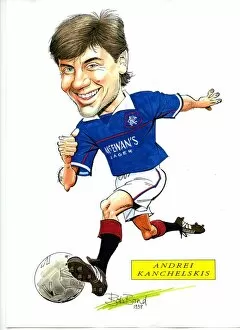 Images Dated 3rd April 2014: Caricature Kanchelskis
