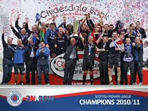 Previous Seasons Gallery: Rangers SPL Champions 2010-11 Collection