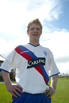 Images Dated 6th April 2004: Chris Burke in the new Rangers Away kit