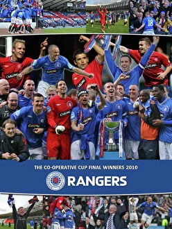 Special Edition Framed Prints Gallery: The Co-Operative Cup Final Winners 2010 Framed Montage Print