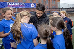 Kids Gallery: Daniel Candeias Visits Rangers Soccer School - Ibrox Complex