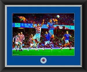 Images Dated 21st May 2012: David Weir Rises Above The Rest In This Game Against Hamilton