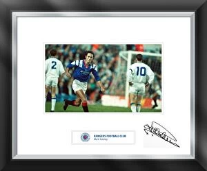 Images Dated 27th February 2013: Mark Hateley signed and mounted print