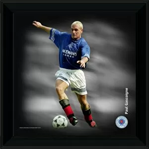 Framed Products Previous Seasons Gallery: Paul Gascoigne Framed Dynamic Action Print