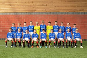 Images Dated 6th September 2019: Rangers U13 Team Picture - The Hummel Training Centre