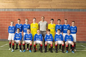 Images Dated 6th September 2019: Rangers U14 Team Picture - The Hummel Training Centre
