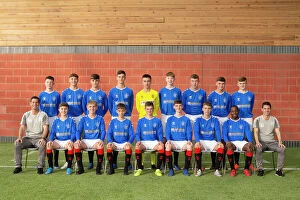 Images Dated 6th September 2019: Rangers U16 Team Picture - The Hummel Training Centre