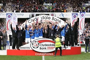 SPL Champions range Gallery: Soccer - Clydesdale Bank Scottish Premier League - Rangers v Motherwell - Ibrox Stadium