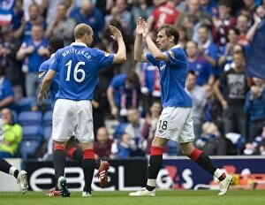 Rangers 4-0 Hearts Gallery: Soccer - Clydesdale Bank Scottish Premier League - Rangers v Heart of Midlothian - Ibrox