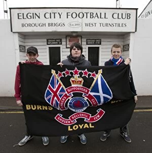 Elgin City 2-6 Rangers Gallery: Soccer - Irn Bru Scottish Third Division - Elgin City v Rangers - Borough Briggs