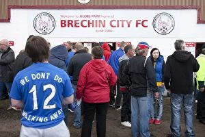 Football Action Fans Gallery: Soccer - Ramsdens Cup First Round - Brechin City v Rangers - Glebe Park