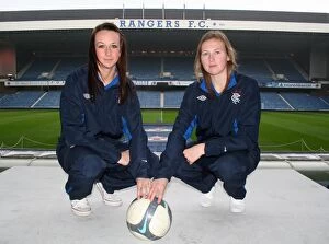Rangers Players Gallery: Soccer - Rangers Ladies Ahead of the Unite Scottish Cup Final - Ibrox