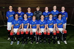 Images Dated 15th January 2007: Soccer - Rangers Ladies Team - Murray park