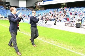 Images Dated 15th May 2008: Soccer - Rangers Team Arrive At Ibrox after playing in the UEFA Cup Final-