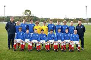 Images Dated 20th October 2012: Soccer - Rangers U13s Team Picture - Murray Park