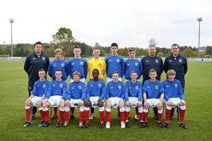 Images Dated 20th October 2012: Soccer - Rangers U14s Team Picture - Murray Park