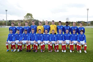 Images Dated 20th October 2012: Soccer - Rangers U16 / 17s Team Picture - Murray Park