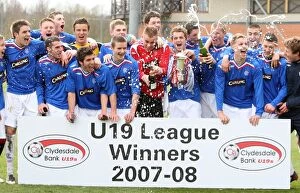 U19 League Winners 07-08 Gallery: Soccer -Under 19 Youth League - Rangers v Motherwell - Murray Park