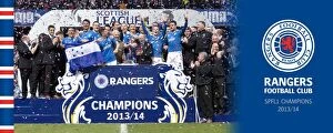 SPFL 1 Champions 2013-14 Gallery: SPFL1 Champions Canvas