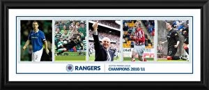 Rangers SPL Champions 2010-11 Gallery: SPL Champions 2010 / 11 Champions Key Moments Montage Mounted