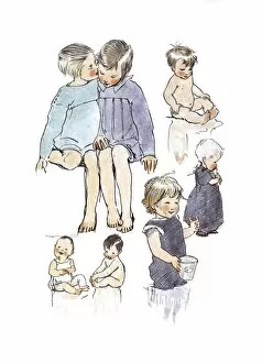 A Sketchbook - Mothers and Children